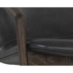 Cinelli Lounge Chair - Dark Brown - Brentwood Charcoal Leather 11 Cinelli Lounge Chair - Dark Brown - Brentwood Charcoal Leather 110538 110538 CINELLI LOUNGE CHAIR BRENTWOOD CHARCOAL LEATHER 6