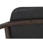 Cinelli Lounge Chair - Dark Brown - Brentwood Charcoal Leather 13 Cinelli Lounge Chair - Dark Brown - Brentwood Charcoal Leather 110538 110538 CINELLI LOUNGE CHAIR BRENTWOOD CHARCOAL LEATHER 8