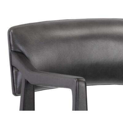 Keagan Barstool - Brentwood Charcoal Leather 110555 110555 KEAGAN BARSTOOL BRENTWOOD CHARCOAL LEATHER 7