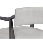 Keagan Barstool - Saloon Light Grey Leather 110556 110556 KEAGAN BARSTOOL SALOON LIGHT GREY LEATHER 8