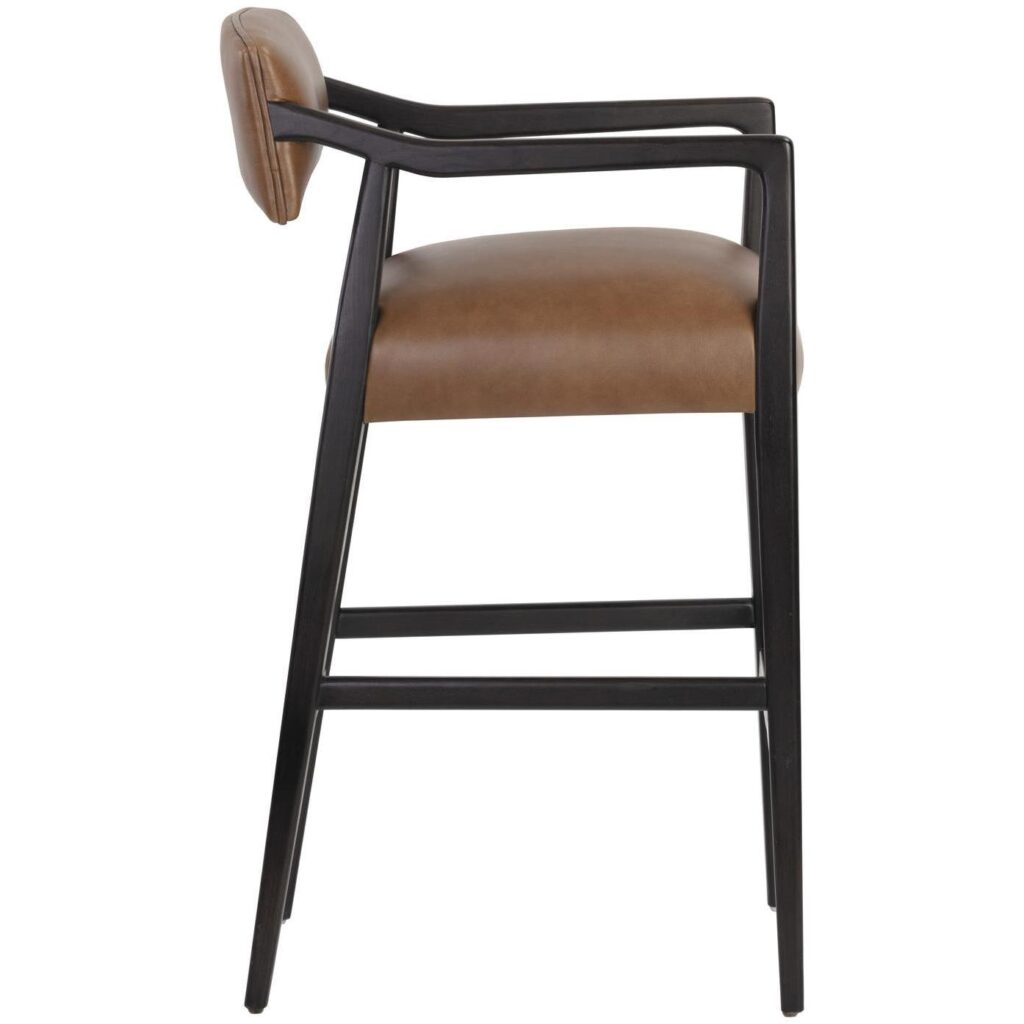 Keagan Barstool - Shalimar Tobacco Leather - Image 2