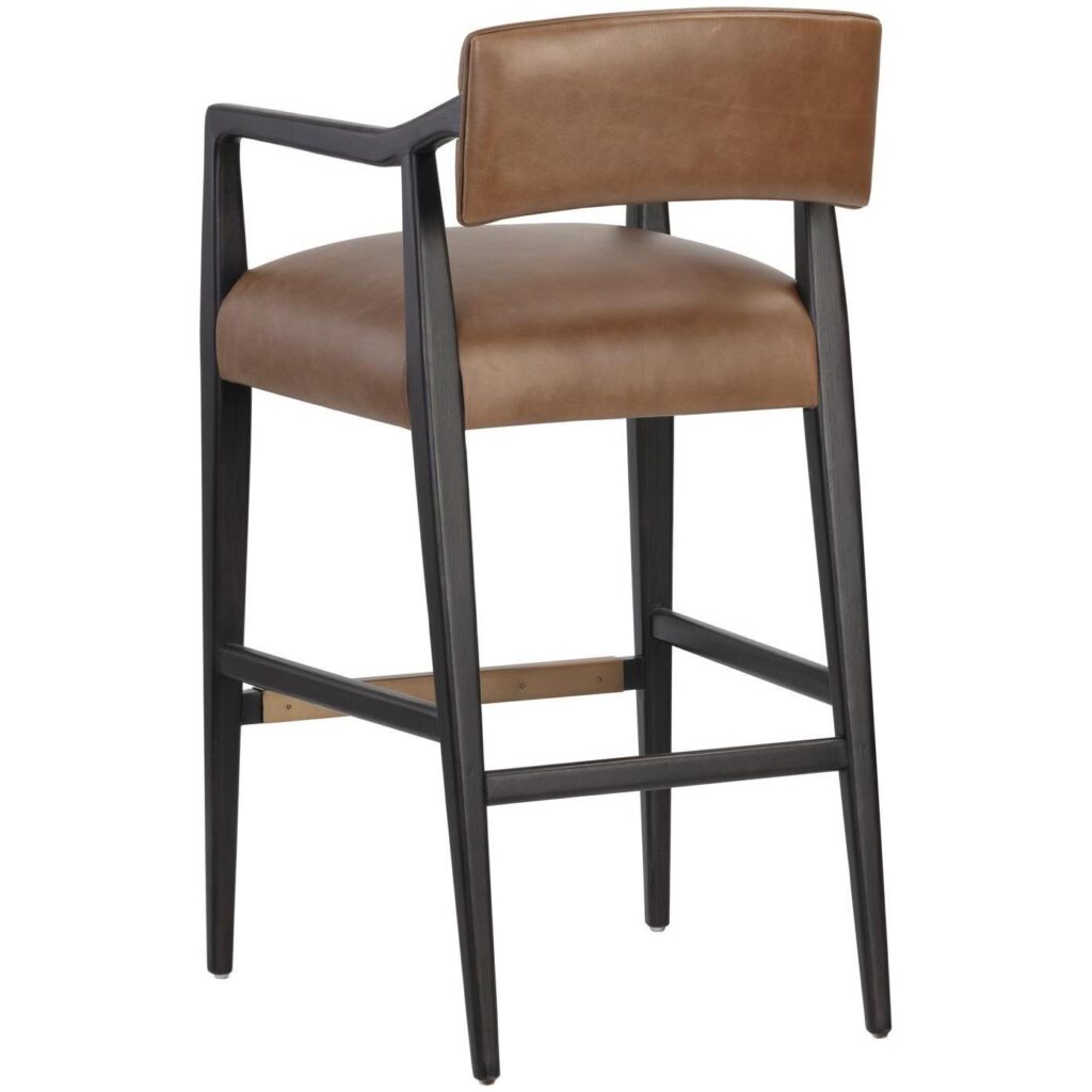 Keagan Barstool - Shalimar Tobacco Leather - Image 3