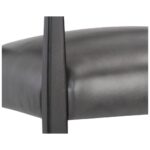 Keagan Counter Stool - Brentwood Charcoal Leather 13 Keagan Counter Stool - Brentwood Charcoal Leather - Image 5