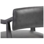 Keagan Counter Stool - Brentwood Charcoal Leather 15 Keagan Counter Stool - Brentwood Charcoal Leather - Image 7