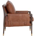 Mauti Armchair - Brown - Shalimar Tobacco Leather 10 Mauti Armchair - Brown - Shalimar Tobacco Leather 110571 110571 MAUTI LOUNGE CHAIR BROWN SHALIMAR TOBACCO LEATHER 2