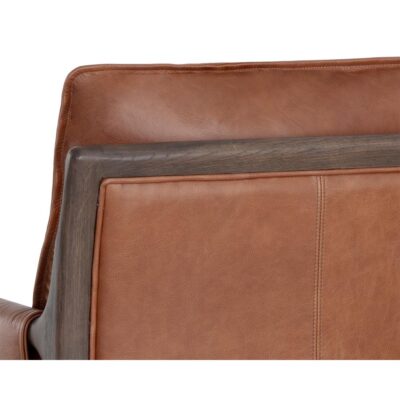 Mauti Armchair - Brown - Shalimar Tobacco Leather 110571 110571 MAUTI LOUNGE CHAIR BROWN SHALIMAR TOBACCO LEATHER 8