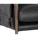 Mauti Armchair - Dark Brown - Cortina Black Leather 13 Mauti Armchair - Dark Brown - Cortina Black Leather 110572 110572 MAUTI LOUNGE CHAIR DARK BROWN CORTINA BLACK LEATHER 6