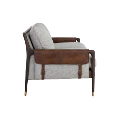 Mauti Sofa - Brown - Vault Fog / Bravo Cognac 110574 110574 MAUTI SOFA BROWN VAULT FOG BRAVO COGNAC 2