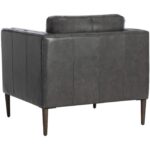 Richmond Armchair - Brentwood Charcoal Leather 11 Richmond Armchair - Brentwood Charcoal Leather 110575 110575 RICHMOND ARMCHAIR BRENTWOOD CHARCOAL LEATHER 3
