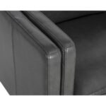 Richmond Armchair - Brentwood Charcoal Leather 13 Richmond Armchair - Brentwood Charcoal Leather 110575 110575 RICHMOND ARMCHAIR BRENTWOOD CHARCOAL LEATHER 6
