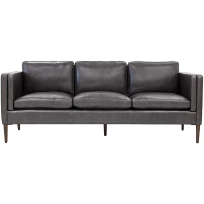 Richmond Sofa - Brentwood Charcoal Leather 110576 110576 RICHMOND SOFA BRENTWOOD CHARCOAL LEATHER 1