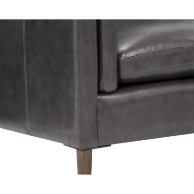 Richmond Sofa - Brentwood Charcoal Leather 110576 110576 RICHMOND SOFA BRENTWOOD CHARCOAL LEATHER 6