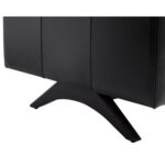 Rogers Armchair - Cortina Black Leather 16 Rogers Armchair - Cortina Black Leather 110577 110577 ROGERS ARMCHAIR CORTINA BLACK LEATHER 8