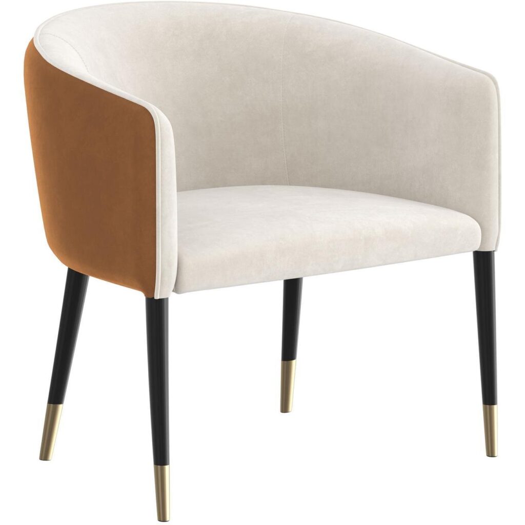 Asher Lounge Chair - Meg Taupe / Meg Gold