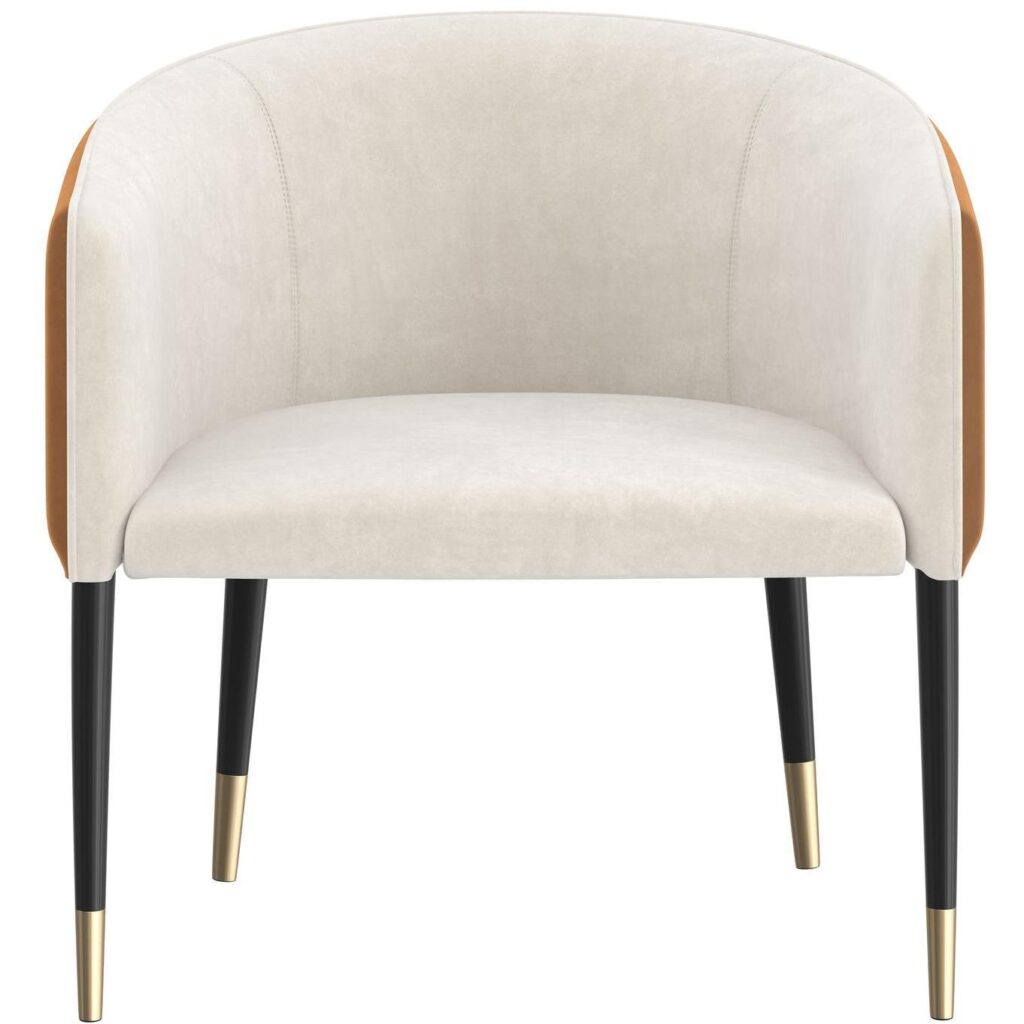 Asher Lounge Chair - Meg Taupe / Meg Gold - Image 2