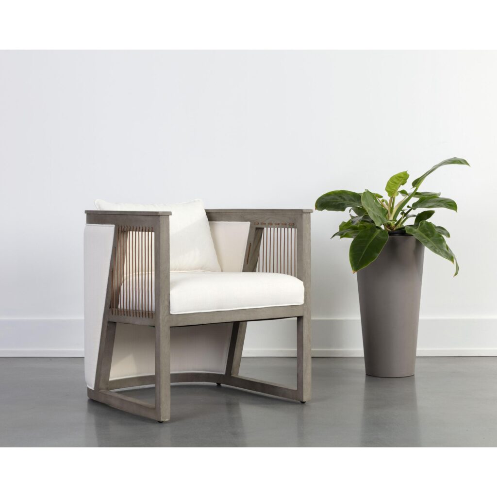 Sala Lounge Chair - Linoso Ivory - Image 5