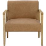 Earl Lounge Chair - Rustic Oak - Ludlow Sesame Leather 9 Earl Lounge Chair - Rustic Oak - Ludlow Sesame Leather 110602 110602 EARL LOUNGE CHAIR RUSTIC OAK LUDLOW SESAME LEATHER 1