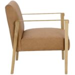 Earl Lounge Chair - Rustic Oak - Ludlow Sesame Leather 10 Earl Lounge Chair - Rustic Oak - Ludlow Sesame Leather 110602 110602 EARL LOUNGE CHAIR RUSTIC OAK LUDLOW SESAME LEATHER 2