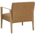 Earl Lounge Chair - Rustic Oak - Ludlow Sesame Leather 11 Earl Lounge Chair - Rustic Oak - Ludlow Sesame Leather 110602 110602 EARL LOUNGE CHAIR RUSTIC OAK LUDLOW SESAME LEATHER 3