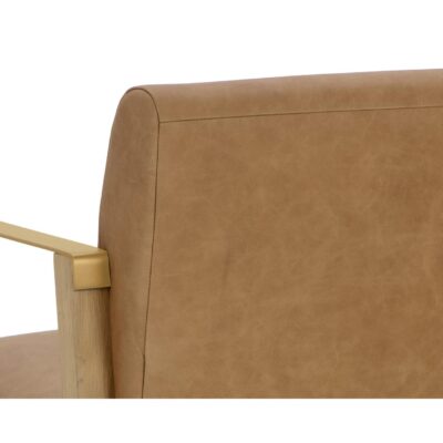 Earl Lounge Chair - Rustic Oak - Ludlow Sesame Leather 110602 110602 EARL LOUNGE CHAIR RUSTIC OAK LUDLOW SESAME LEATHER 8