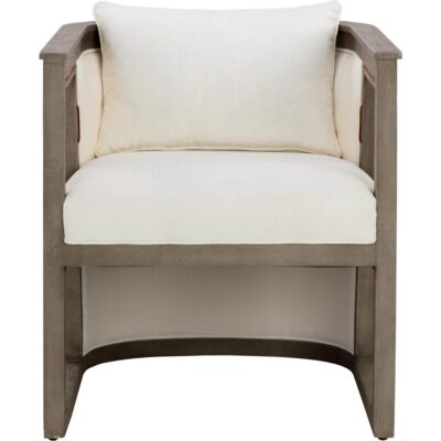 Sala Lounge Chair - Linoso Ivory 110605 110605 SALA LOUNGE CHAIR LINOSO IVORY 1