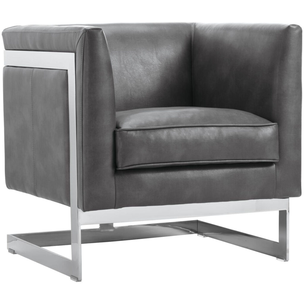 Yvette Armchair - Stainless Steel - Cantina Magnetite