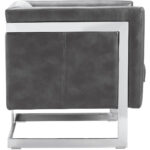 Yvette Armchair - Stainless Steel - Cantina Magnetite 6 Yvette Armchair - Stainless Steel - Cantina Magnetite 110608 110608 YVETTE ARMCHAIR STAINLESS STEEL CANTINA MAGNETITE 2