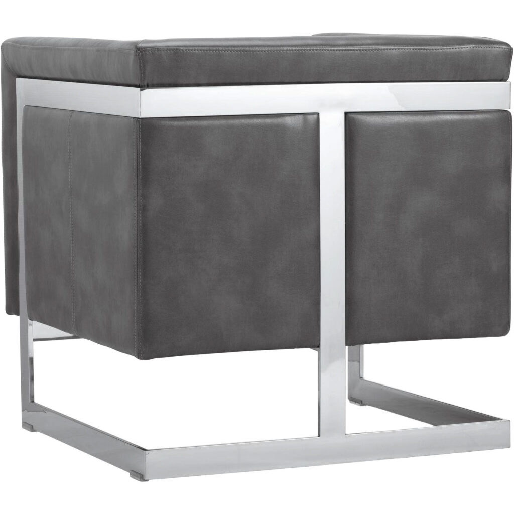 Yvette Armchair - Stainless Steel - Cantina Magnetite - Image 4