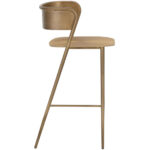 Keanu Counter Stool - Antique Gold 10 Keanu Counter Stool - Antique Gold 110612 110612 KEANU COUNTER STOOL ANTIQUE BRASS 2