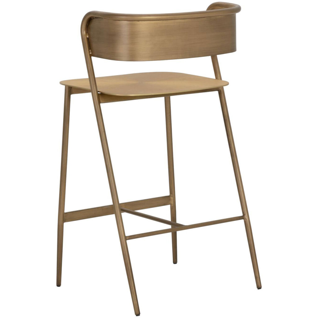 Keanu Counter Stool - Antique Gold - Image 4