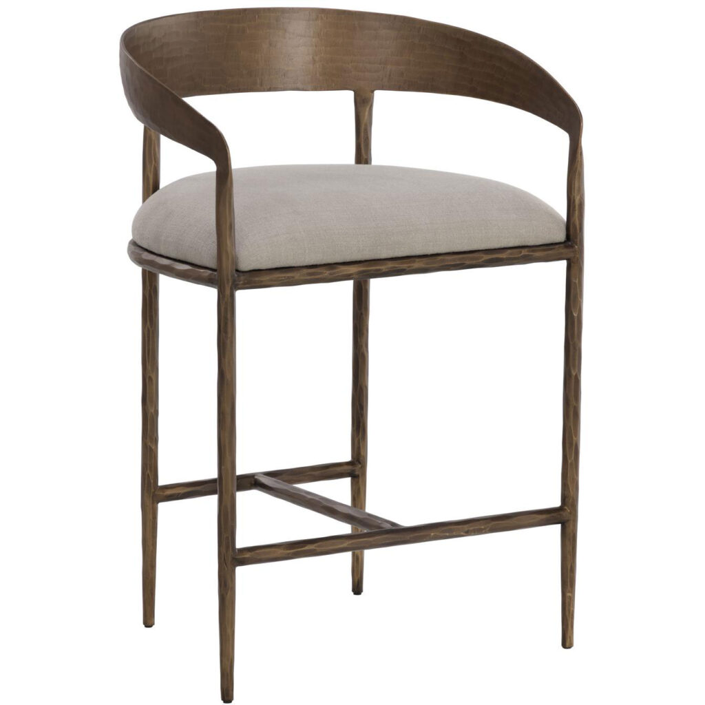 Zanatta Counter Stool - Zenith Taupe Grey