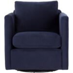Georgie Swivel Lounge Chair - Abbington Navy 9 Georgie Swivel Lounge Chair - Abbington Navy 110632 110632 GEORGIE SWIVEL LOUNGE CHAIR ABBINGTON NAVY 1