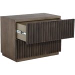 Carlin Nightstand - Taupe 9 Carlin Nightstand - Taupe 110640 110640 CARLIN NIGHTSTAND 2
