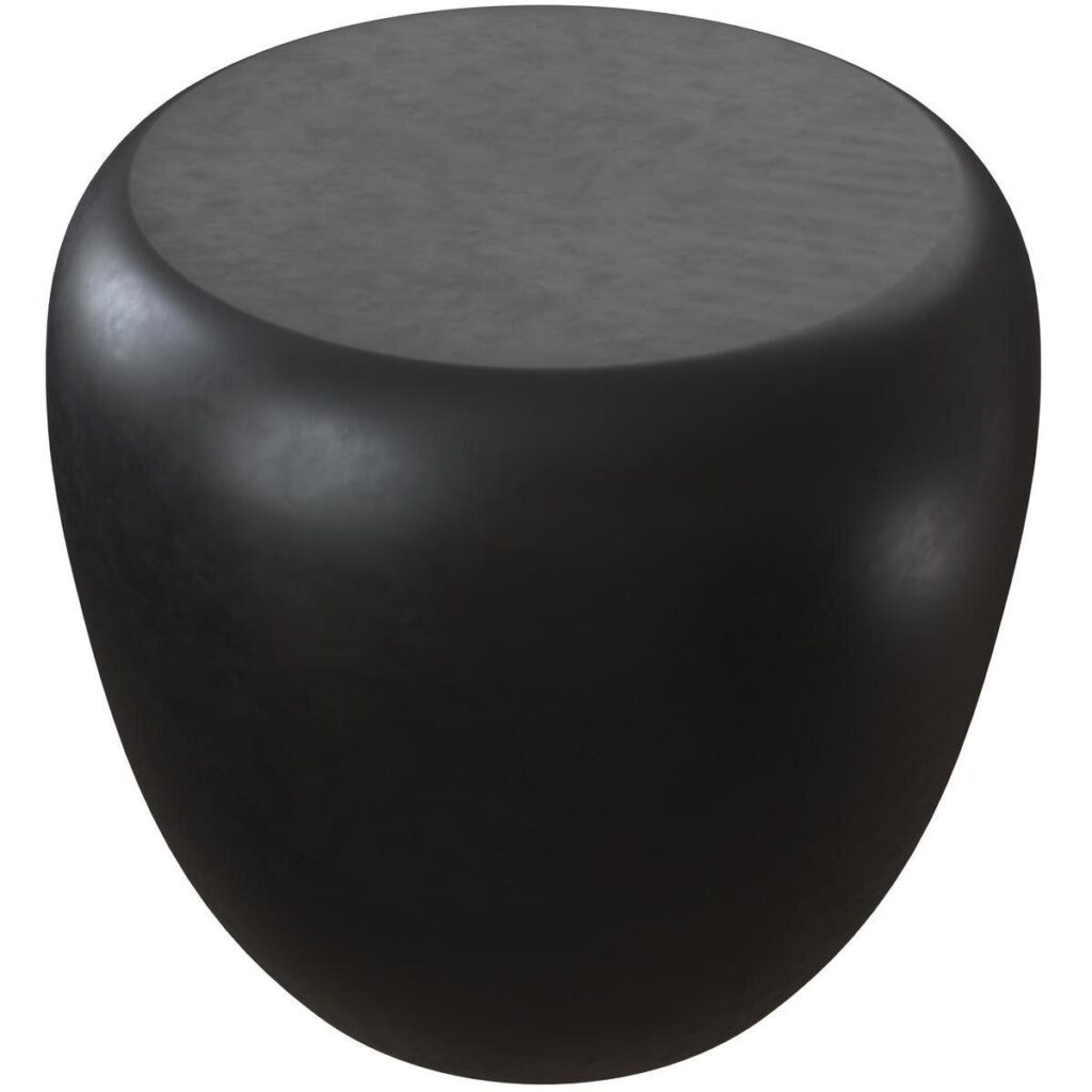 Iolite End Table - Black - Image 3