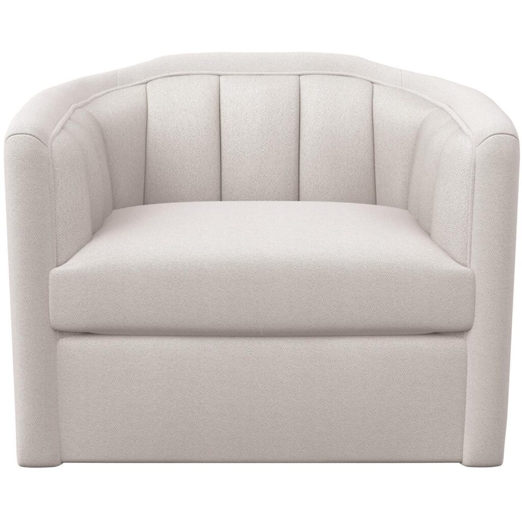 Birrit Swivel Armchair - Alaska Greige - Image 2