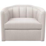 Birrit Swivel Armchair - Alaska Greige 8 Birrit Swivel Armchair - Alaska Greige 110705 110705 BIRRIT SWIVEL ARMCHAIR ALASKA NOBLE GREY 1