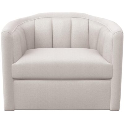 Birrit Swivel Armchair - Alaska Greige 110705 110705 BIRRIT SWIVEL ARMCHAIR ALASKA NOBLE GREY 1