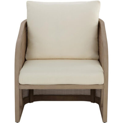 Palermo Lounge Chair - Drift Brown - Stinson Cream 110718 110718 PALERMO LOUNGE CHAIR DRIFT BROWN STINSON CREAM 1