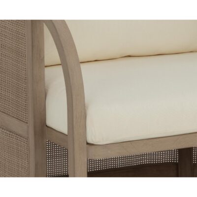 Palermo Lounge Chair - Drift Brown - Stinson Cream 110718 110718 PALERMO LOUNGE CHAIR DRIFT BROWN STINSON CREAM 6