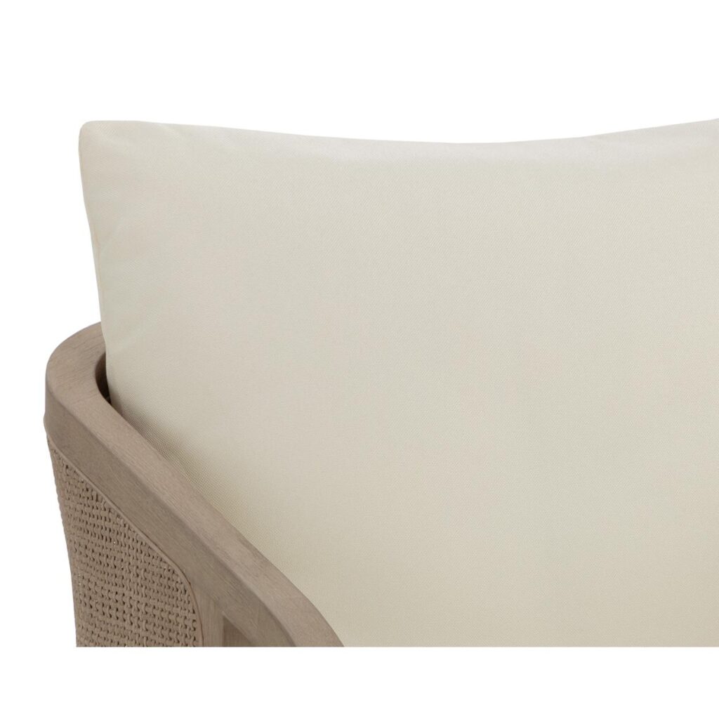 Palermo Lounge Chair - Drift Brown - Stinson Cream - Image 6