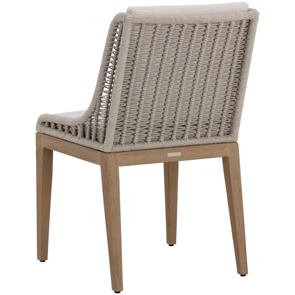 Sorrento Dining Chair - Drift Brown - Palazzo Cream - Image 4