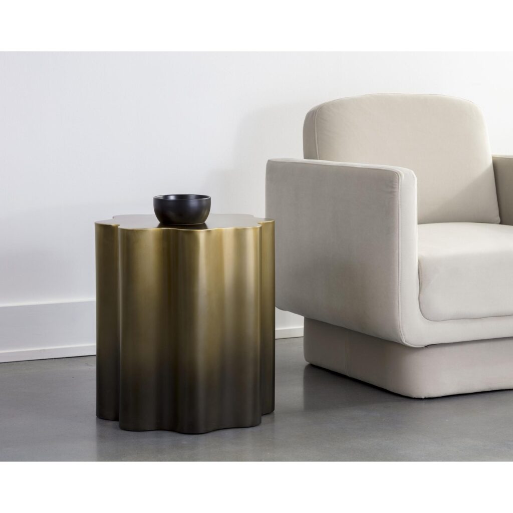 Dahlia End Table - Gold Ombre - Image 4