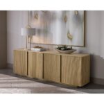 Kalla Sideboard - Rustic Oak 13 Kalla Sideboard - Rustic Oak 110771 110771 KALLA SIDEBOARD NATURAL 5