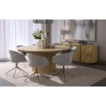 Kalla Dining Table - Round - Rustic Oak - 68" 11 Kalla Dining Table - Round - Rustic Oak - 68" 110774 110774 KALLA DINING TABLE ROUND NATURAL 68 10