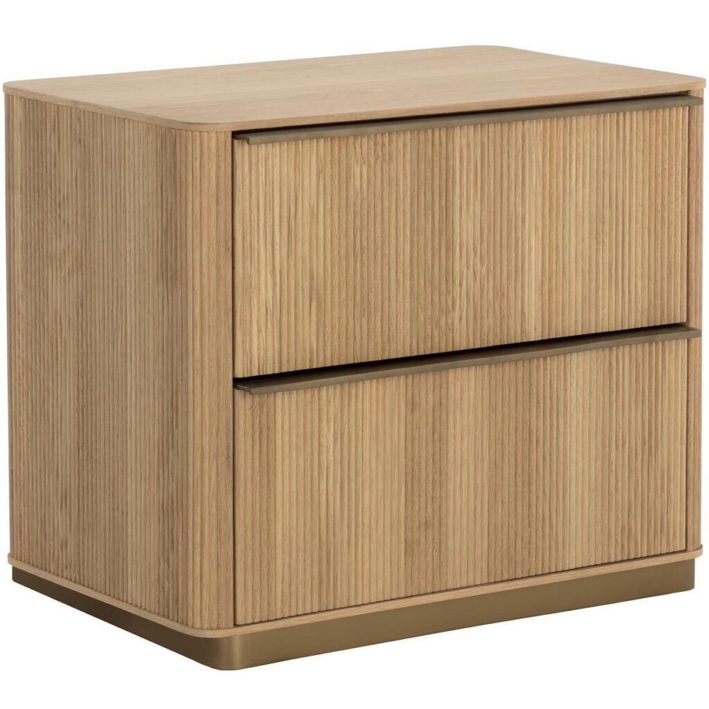 Kalla Nightstand - Rustic Oak - Image 2