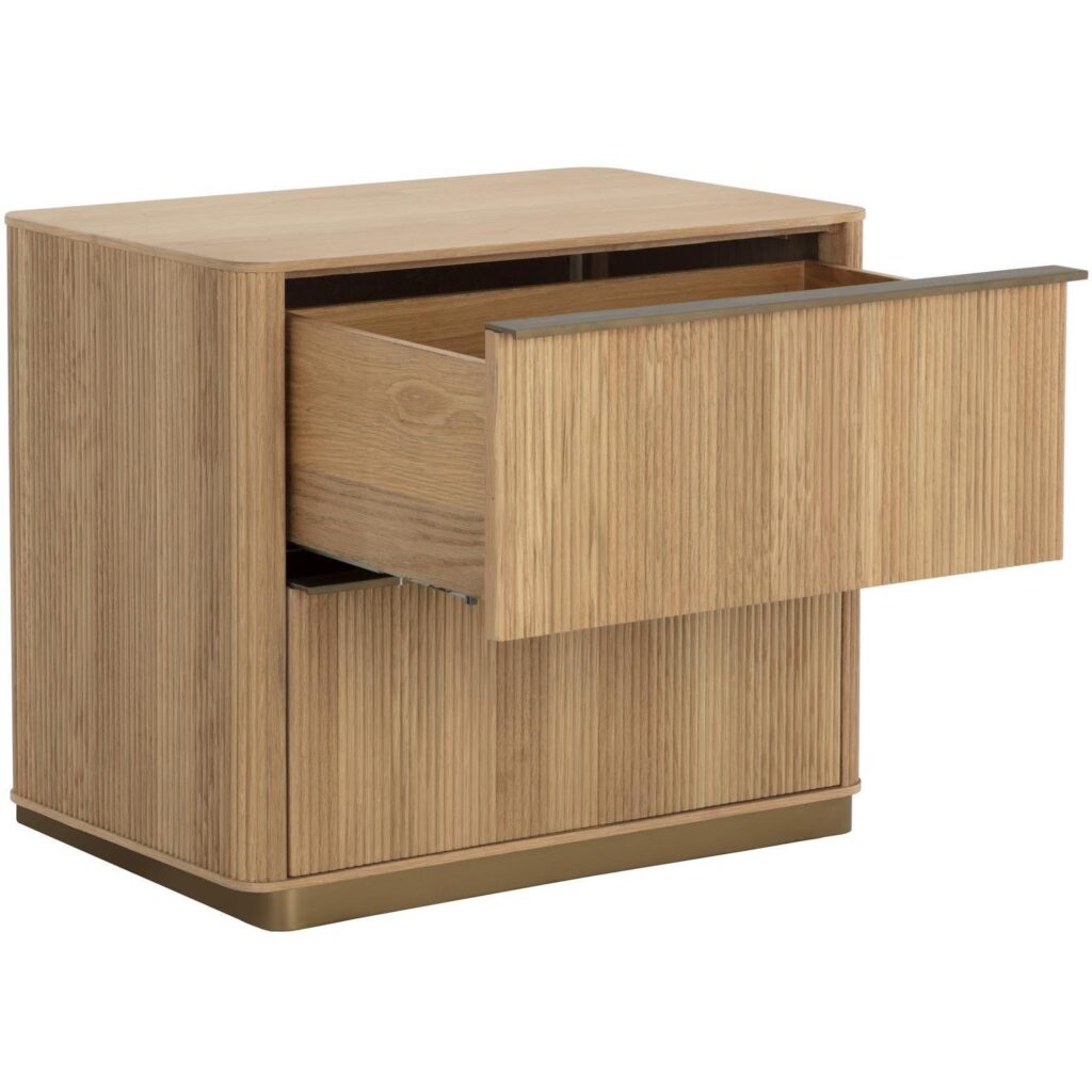 Kalla Nightstand - Rustic Oak - Image 3