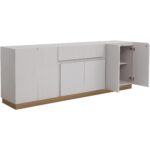 Greco Sideboard - Gauntlet Grey 13 Greco Sideboard - Gauntlet Grey 110781 110781 GRECO SIDEBOARD GAUNTLET GREY 4