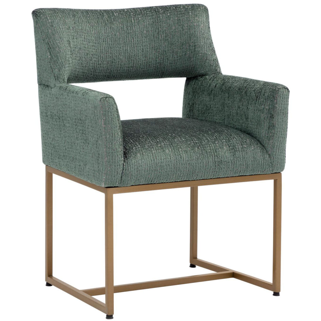 Greco Dining Armchair - Aura Teal