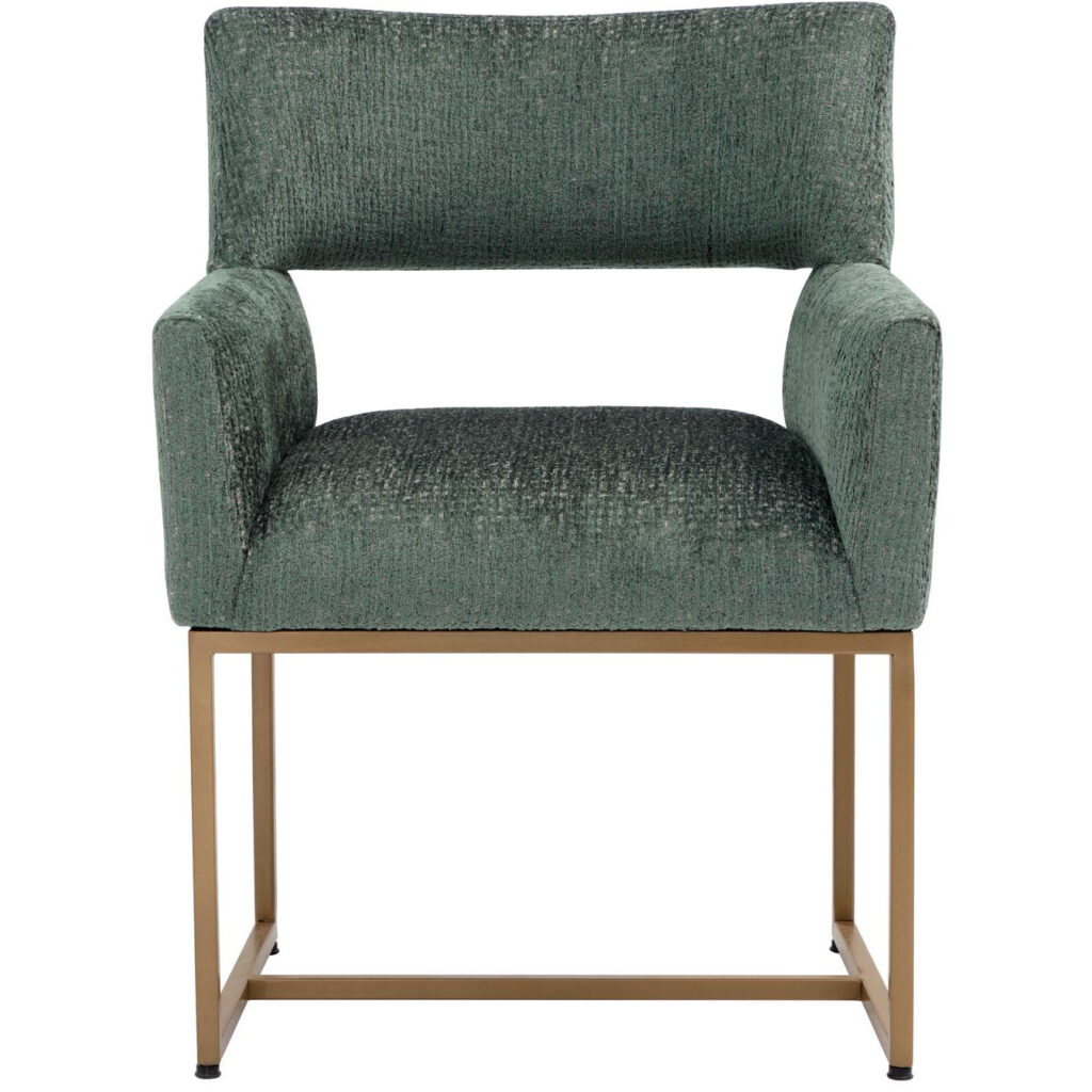 Greco Dining Armchair - Aura Teal - Image 2