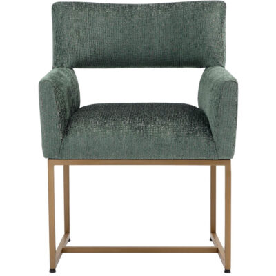 Greco Dining Armchair - Aura Teal 110782 110782 GRECO DINING ARMCHAIR AURA TEAL 1